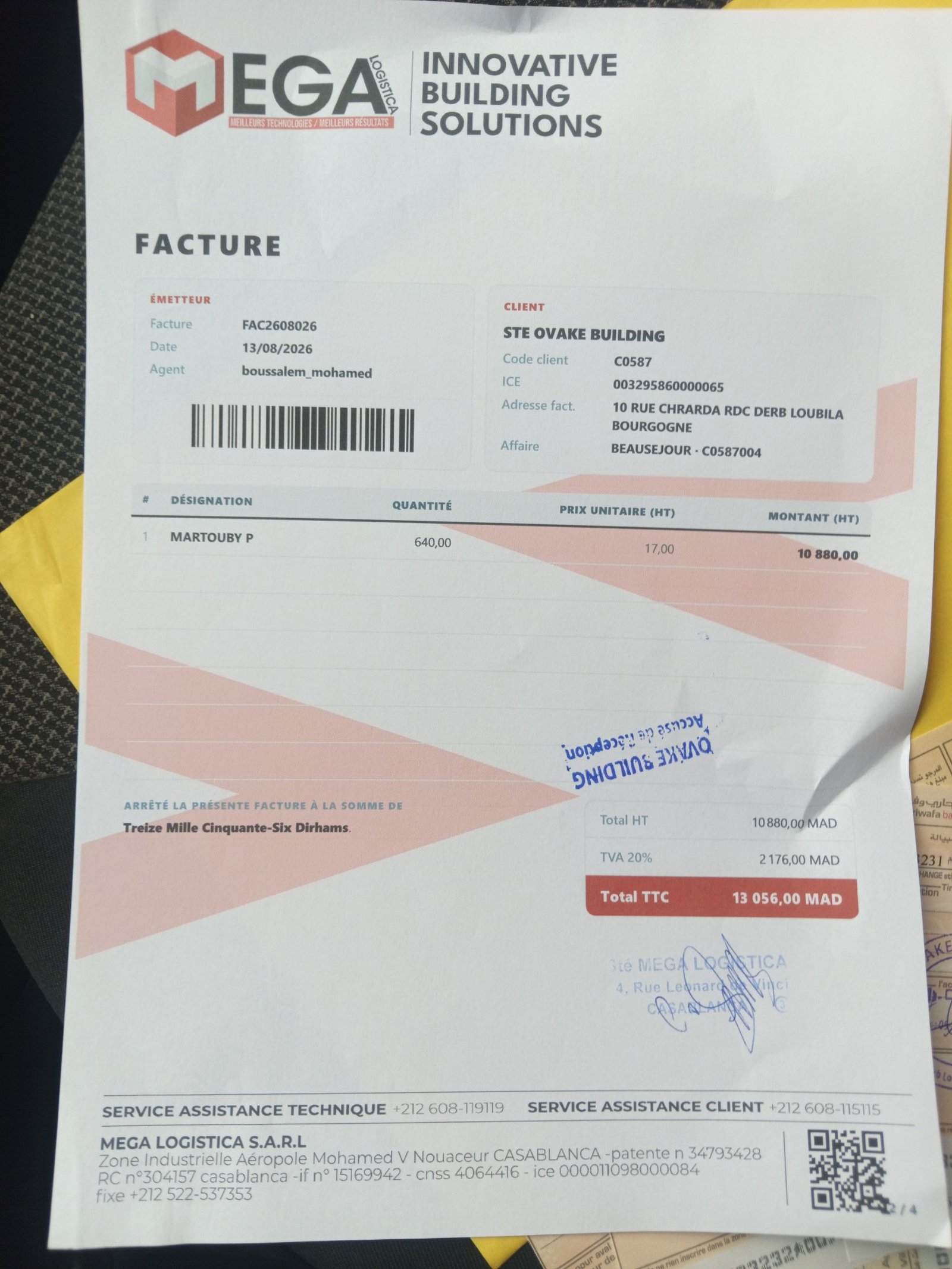 Image facture