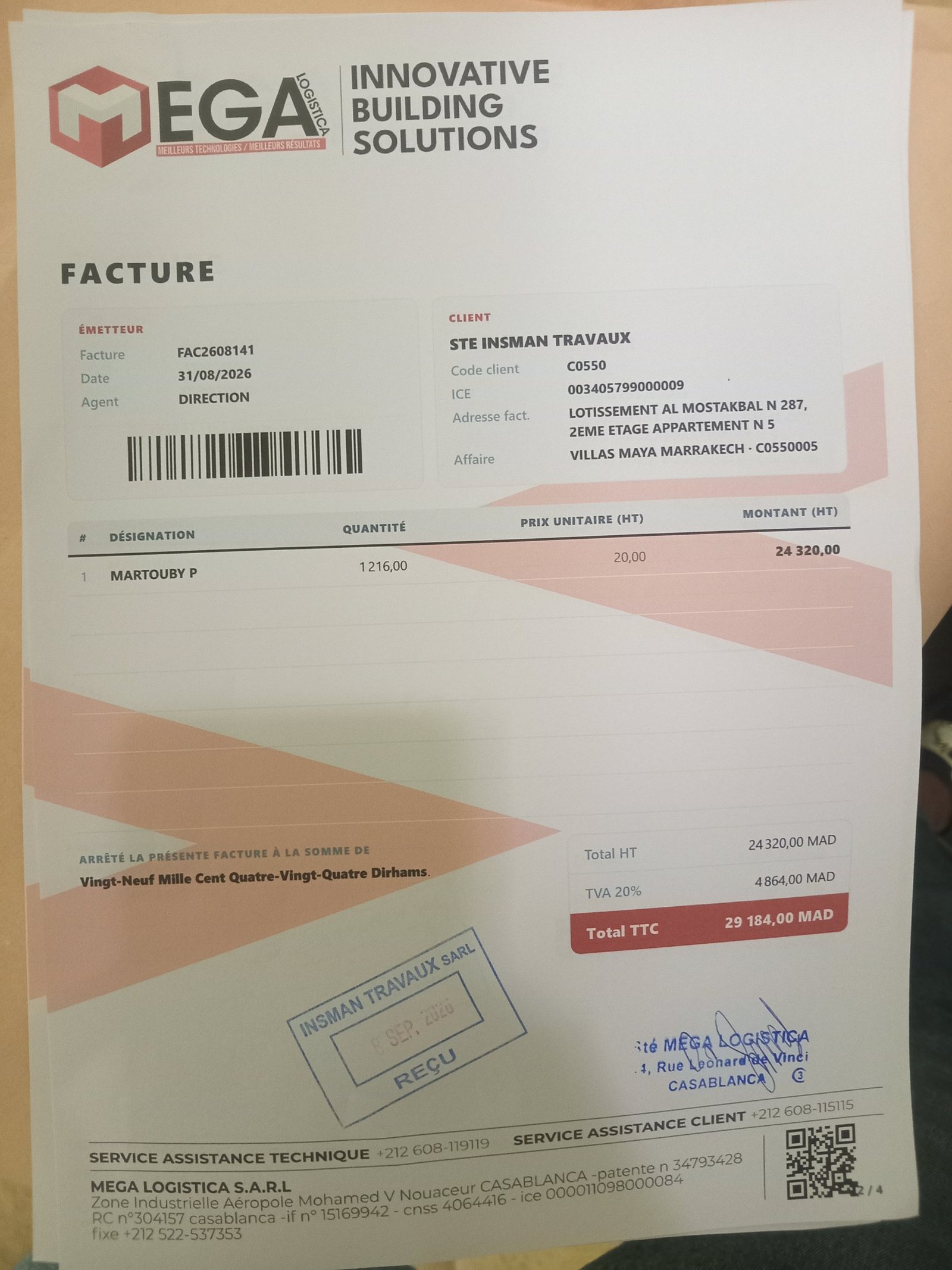 Image facture