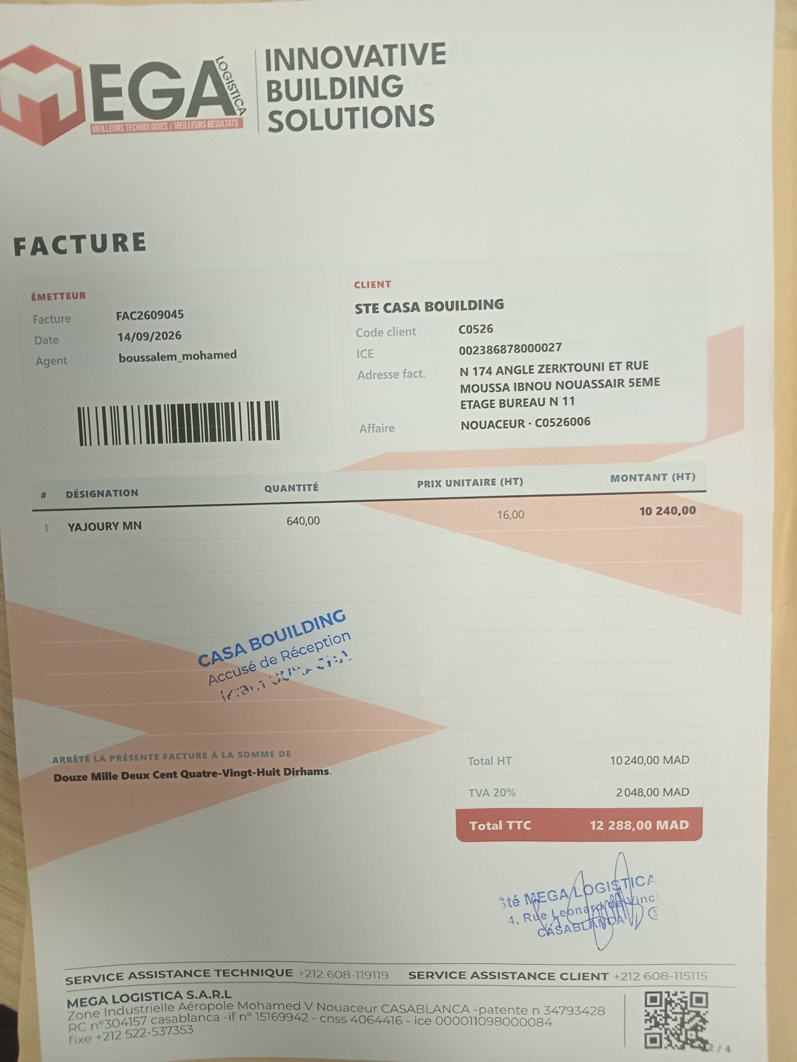 Image facture