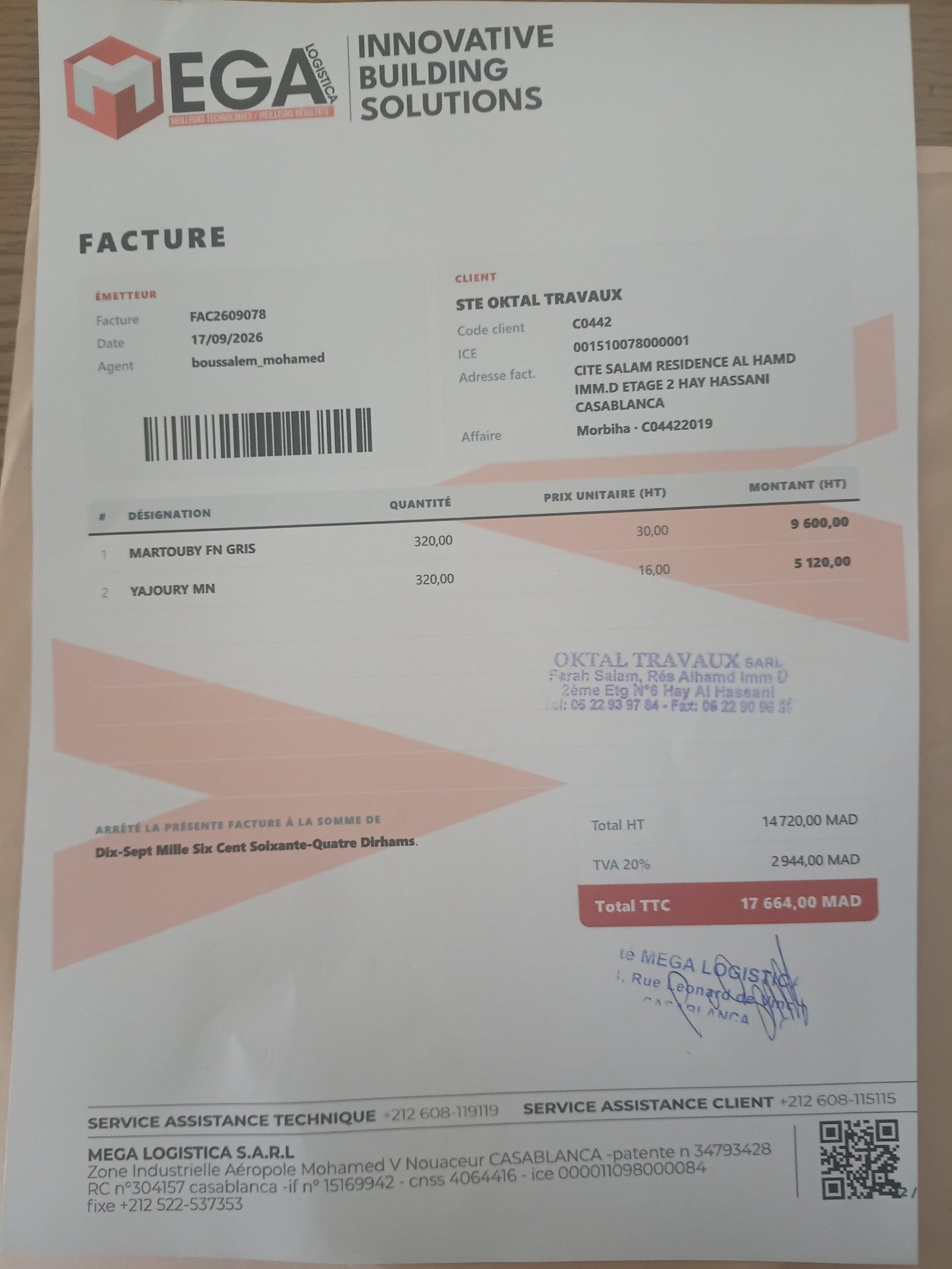 Image facture