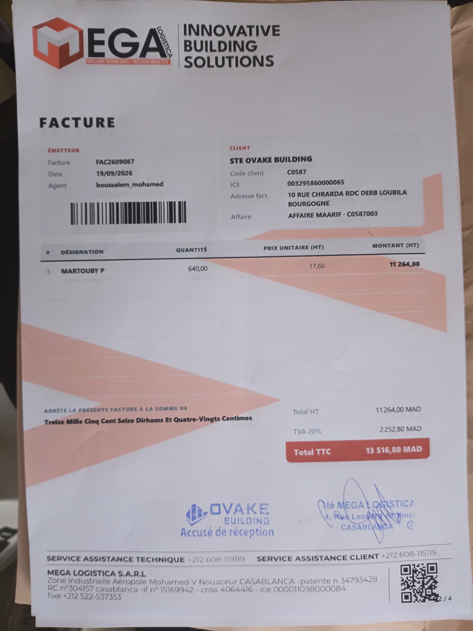 Image facture