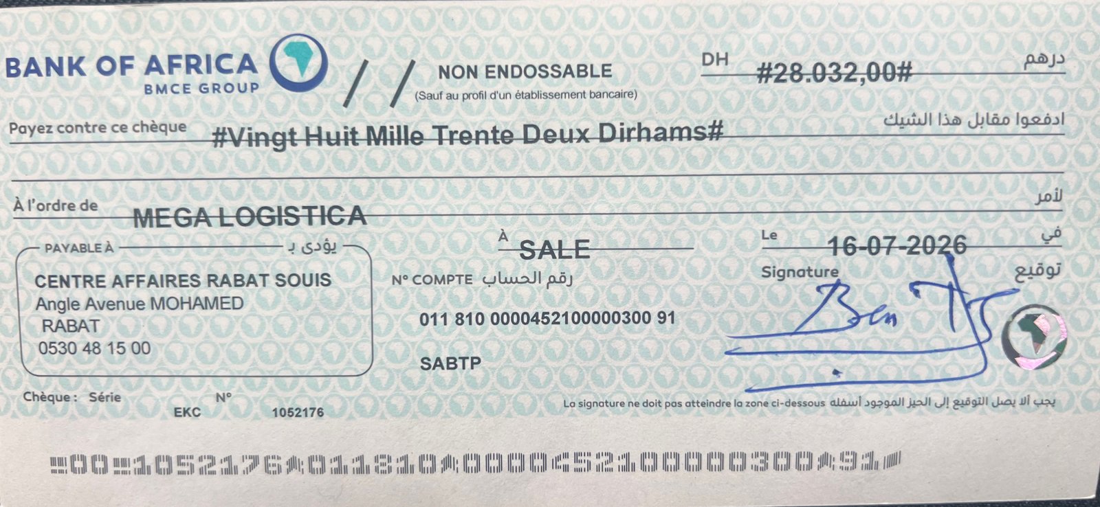 Justificatif