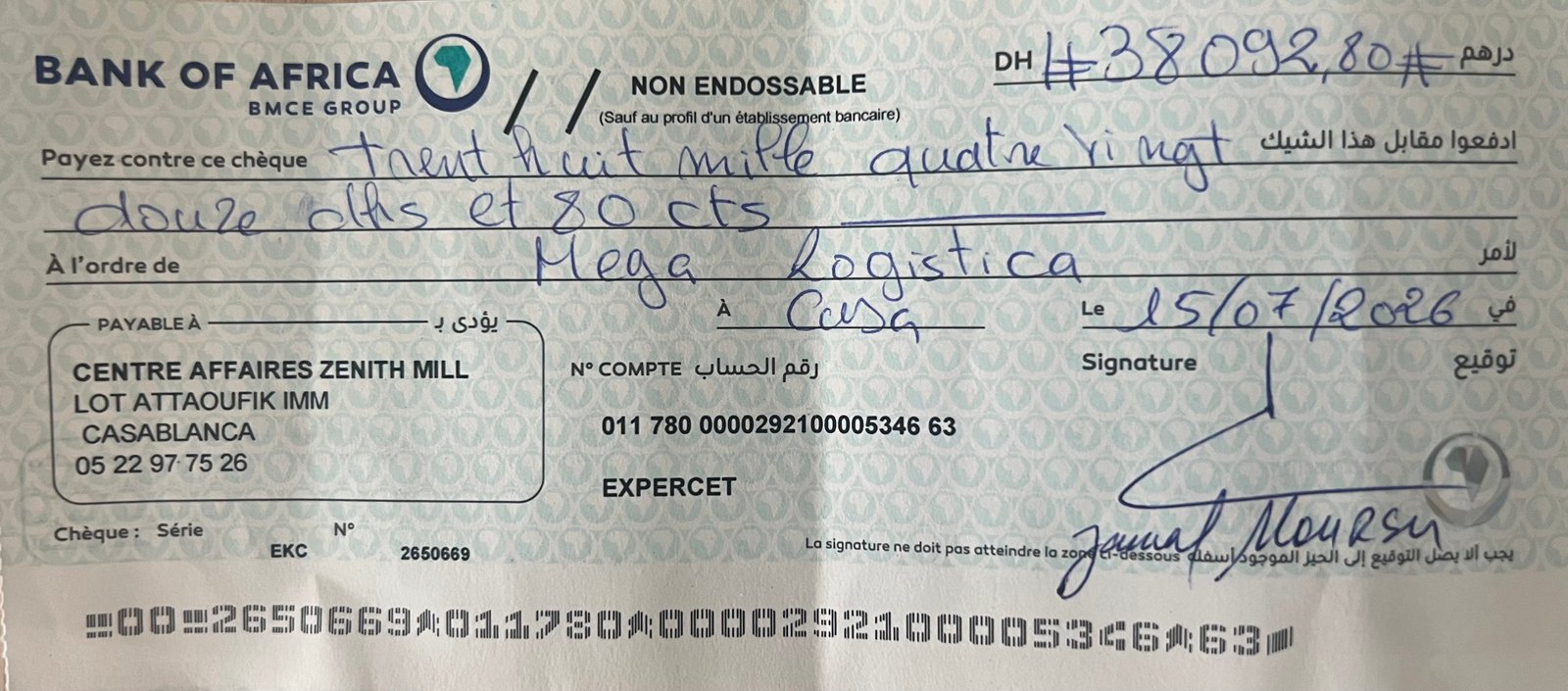 Justificatif