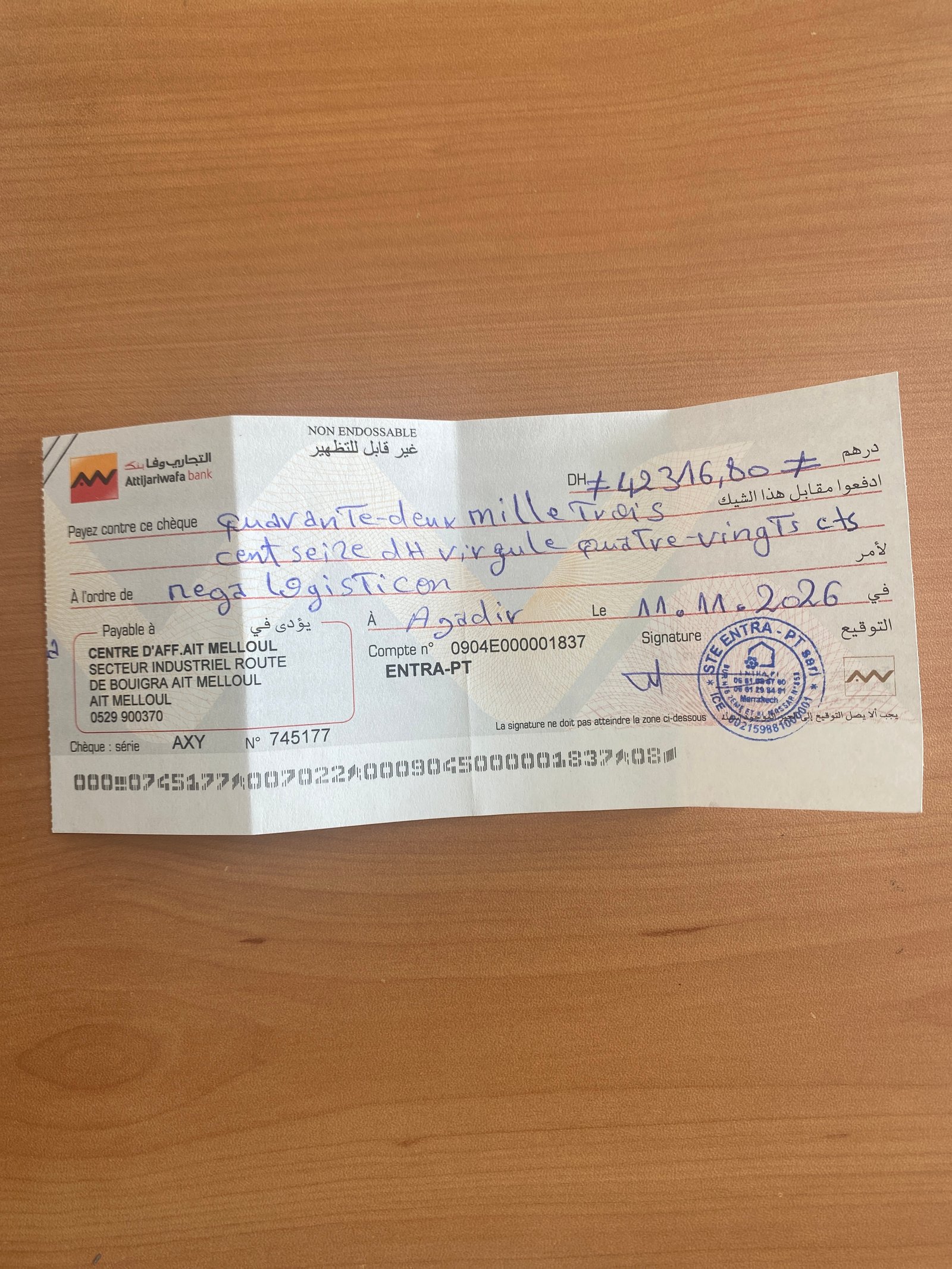 Justificatif
